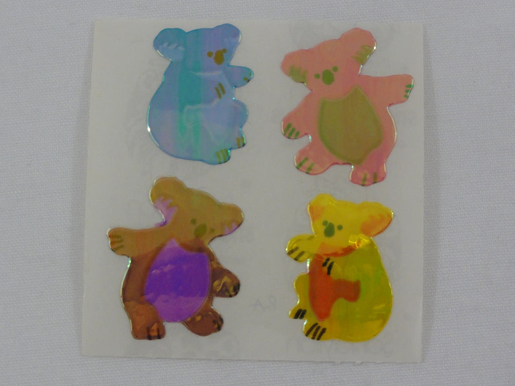 Sandylion Koala Pearly / Opalescent Sticker Sheet / Module - Vintage & Collectible