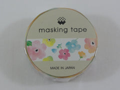 Cute Kawaii Mind Wave Flower Washi / Masking Deco Tape - for Scrapbooking Journal Planner Craft
