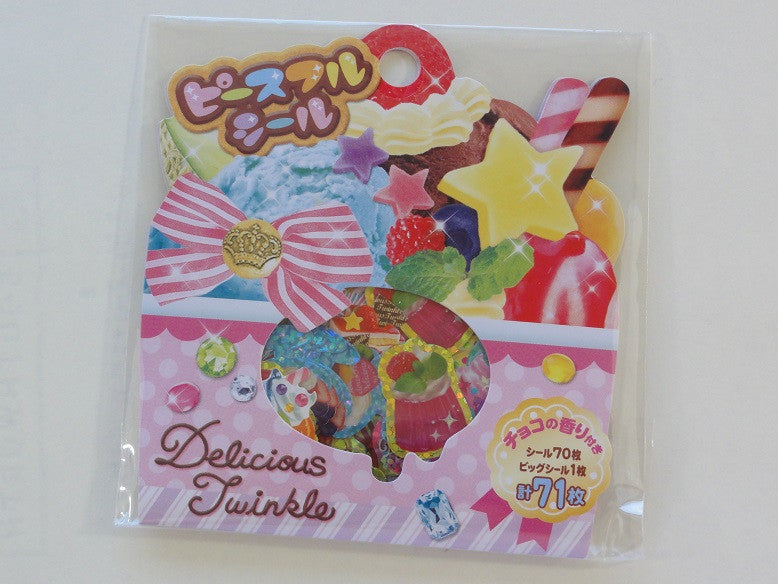 Cute Kawaii Mind Wave Delicious Twinkle Sweet Parfait Stickers Sack - Vintage