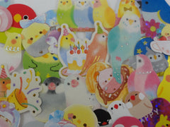 Cute Kawaii Birds Flake Stickers - 40 pcs - for Journal Planner Craft Scrapbook