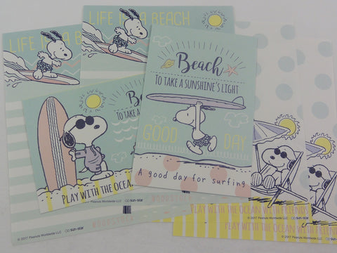 Peanuts Snoopy Letter Sets - A - Stationery Writing Paper Envelope