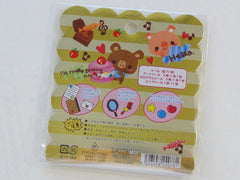 Cute Kawaii Pool Cool Bear's Friends Stickers Flake Sack - Vintage B