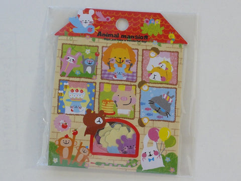 Cute Kawaii Kamio Animal Mansion Stickers Sack - Vintage