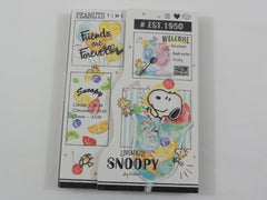 Cute Kawaii Snoopy 4 x 6 Inch Notepad / Memo Pad - Stationery Designer Paper Collection