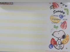 Cute Kawaii Snoopy 4 x 6 Inch Notepad / Memo Pad - Stationery Designer Paper Collection