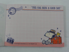 Cute Kawaii Snoopy Travel Mini Notepad / Memo Pad - Stationery Designer Writing Paper Collection