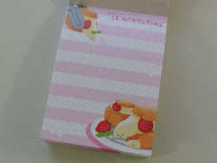 Kawaii Cute Crux Sweet Strawberry Cream Puff Cheese Mini Notepad / Memo Pad