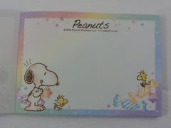 Cute Kawaii Snoopy Rainbow Drink Mini Notepad / Memo Pad - Stationery Designer Writing Paper Collection