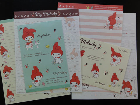 Cute Kawaii Sanrio My Melody Recipe and Exercise Letter Sets