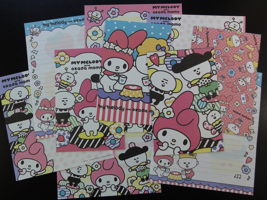 Cute Kawaii Sanrio My Melody Okada Momo Letter Sets