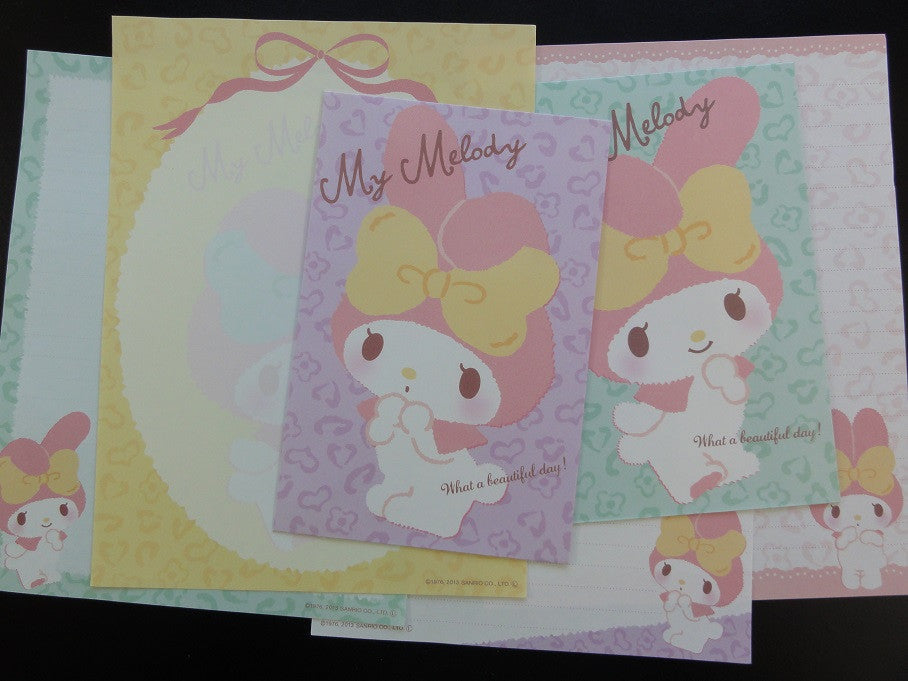 Cute Kawaii My Melody Beautiful Day Letter Sets - Writing Paper Envelope Stationery