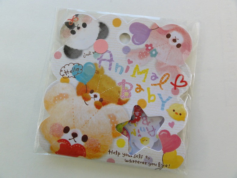 Cute Kawaii Q-Lia Animal Baby Stickers Flake Sack