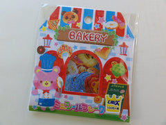 Cute Kawaii Crux Bakery Bear Stickers Flake Sack