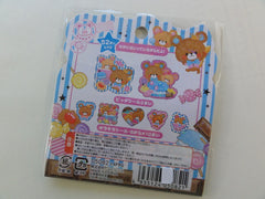 Cute Kawaii Crux Tea Time Bear Stickers Flake Sack