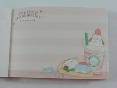 Cute Kawaii Kamio Funifuni Marshmallow Mini Notepad / Memo Pad - Stationery Designer Paper Collection