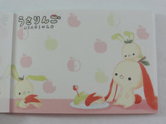 Cute Kawaii Crux Apple Rabbit Mini Notepad / Memo Pad - Stationery Designer Paper Collection