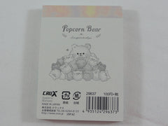 Kawaii Cute Crux Popcorn Bear Mini Notepad / Memo Pad - B