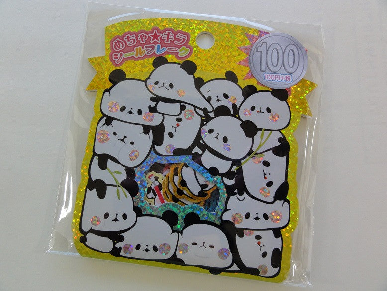 Cute Kawaii Kamio Panda Stickers Flake Sack - C