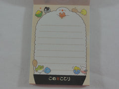 Cute Kawaii Crux Rice and Mini Animals Mini Notepad / Memo Pad