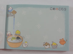 Cute Kawaii Crux Rice and Mini Animals Mini Notepad / Memo Pad