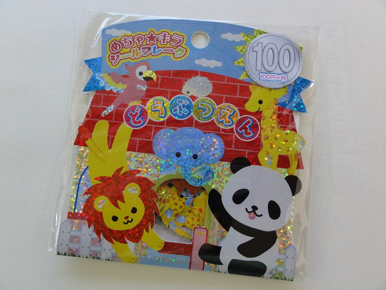 Cute Kawaii Kamio Safari Animal Stickers Flake Sack