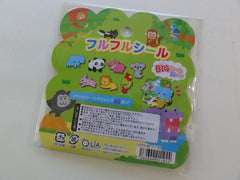 Cute Kawaii Q-Lia Safari Animal Elephant Flake Stickers Sack