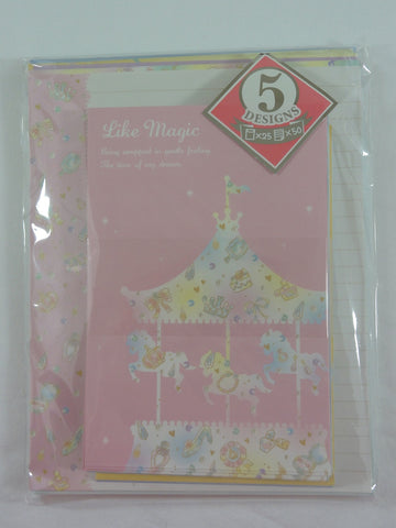 Cute Kawaii Kamio Like Magic Princess Fairy Tale Letter Set Pack - Stationery Writing Paper Penpal