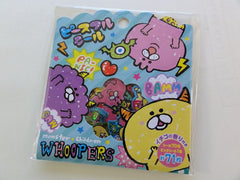 Cute Kawaii Mind Wave Whoopers Monster Flake Stickers Sack