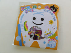 Cute Kawaii Mind Wave Tooth Clean Dentist Flake Stickers Sack