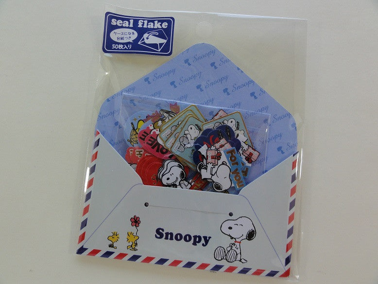 Cute Kawaii Kamio Peanuts Snoopy Stickers Sack - B