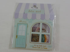 Cute Kawaii Q-Lia Dolce Mart Flake Stickers Sack - Donuts