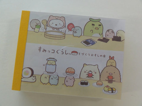 Kawaii Cute San-X Sumikko Gurashi Sushi Party Mini Notepad / Memo Pad - D