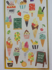 Cute Kawaii Mind Wave Weekend Market Series - Ice Cream Gelato Sticker Sheet - for Journal Planner Craft