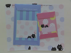 Cute Kawaii Mind Wave Mew Rhythm Cat Kitten Mini Letter Sets