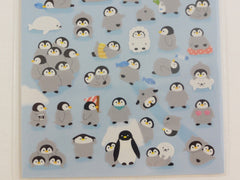 Cute Kawaii Mind Wave Penguin Sticker Sheet - for Journal Planner Craft