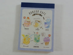 Cute Kawaii Koneko Cafe Cat Love It Mini Notepad / Memo Pad - D - Stationery Design Writing Collection