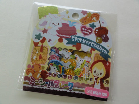 Cute Kawaii Story of Children Princess Fairy Tale Flake Stickers Sack - Vintage