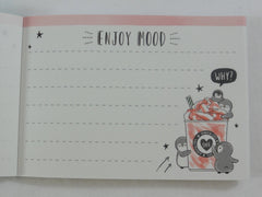 Cute Kawaii Kamio Ice Cream Penguin Enjoy Mood Mini Notepad / Memo Pad - Stationery Designer Paper Collection