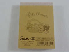 Cute Kawaii San-X Rilakkuma Bear Rabbit Mini Notepad / Memo Pad - A - Stationery Writing Message