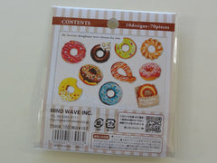 z Cute Kawaii Mind Wave Donuts Flake Stickers Sack