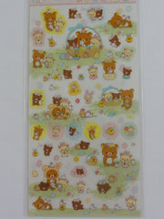 Cute Kawaii San-X Rilakkuma Bear Rabbit Easter Sticker Sheet 2019 - A - for Planner Journal Scrapbook Craft