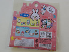 Cute Kawaii Mind Wave Puzzlavi Rabbit Bunny Flake Stickers Sack