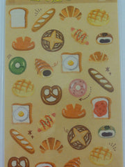Cute Kawaii Mind Wave Variety of Breads Bakery Sticker Sheet - for Journal Planner Craft Organizer Calendar