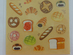 Cute Kawaii Mind Wave Variety of Breads Bakery Sticker Sheet - for Journal Planner Craft Organizer Calendar