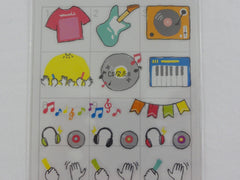 Cute Kawaii Mind Wave Music Records Karaoke Fun time Schedule Sticker Sheet - for Journal Planner Craft Organizer
