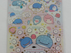 Cute Kawaii San-X Jinbesan Whale Sticker Sheet 2019 - G - for Planner Journal Scrapbook Craft