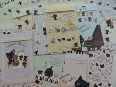 San-X Kutusita Nyanko Letter Paper + Envelope Theme Set - F
