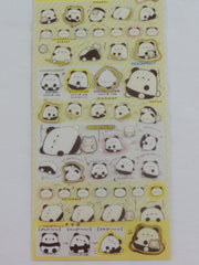 San-X Hamipa Panda Sticker Sheet 2019 - A - Collectible