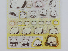 San-X Hamipa Panda Sticker Sheet 2019 - A - Collectible