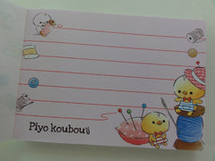 Kawaii Cute Crux Piyo Koubou Mini Notepad / Memo Pad